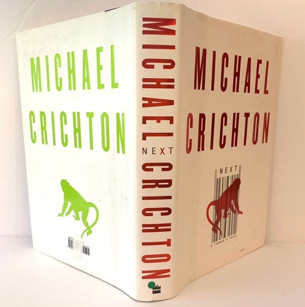 Michael Crichton NEXT First Edition BOOK Hard Cover 1st Printing, 2006 Like New